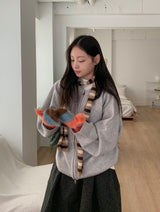 Allbut Mohair Color Knit Hand Gloves
