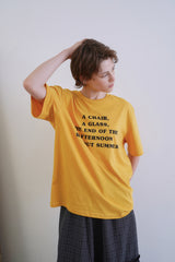 Glass t-shirt_mustard