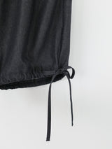 shirring bermuda denim pants