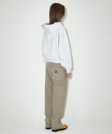 VARSITY LOGO CROP HOODIE