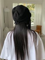 SHIRRING WOOL BEANIE (4C)