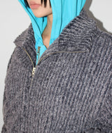 PLUSH HIGH-NECK JUMPER