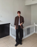 Larson Washed Multi-Pocket Wide Cargo Pants
