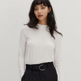 Wool Like Basic T-Shirts White