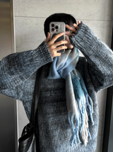 24FW ニューバーレルチェックマフラー