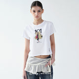 DISNEY 101 CRUELLA CROP TOP_BLACK