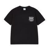 25SS MIX TYPE GRAPHICS SHORT SLEEVE T-SHIRT BLACK