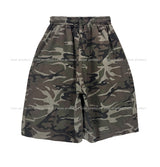 Military Snap Wide Bermuda Pants