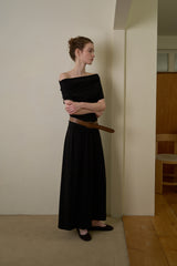 Comfort off-shoulder top_black