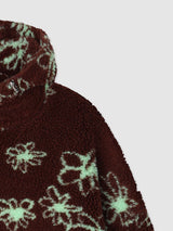 Cartoon Flower Poggle Hooded Zip-up (3c)
