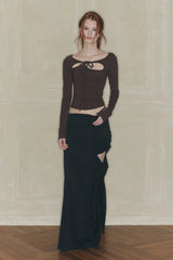 ORCHID TOP brown