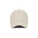 VA Curved Stud Link Wool-Blend Ball Cap  / Cream