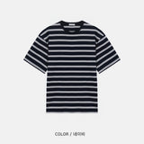 LMN D.O. ストライプオーバーサイズフィット半袖Tシャツ (3 colors)