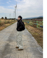 Zeka Zip Cargo Wide Pants
