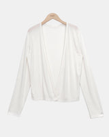 Pureble Open Front Long-Sleeve Cardigan