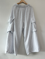 (FLEECE ❤‍🔥) OVERWIDE CARGO TRAINING PANTS🖤❤🩶🤍 - 4 COLORS, PLEAT NATIONAL PLEAT PANTS LONG PANTS PLEAT PANTS