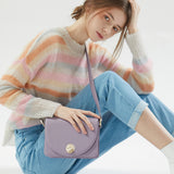 ISLE MINI ショルダーレザーバッグ / Purple Lilac