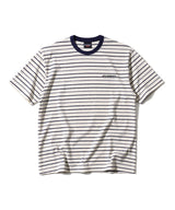 LB Stripe Simple Logo Washed Tee (Ivory)