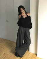 Vネックニット & タンクトップセット