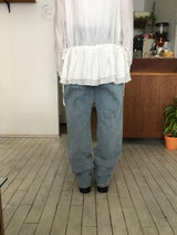 サンドウォッシュドストレートデニム (1color)