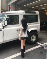 フラワー フリルブラウス