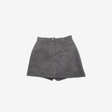 Tenon suede jacket + skirt set