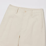 WOMAN クラシックブラッシュドコットンパンツ CREAM IVORY