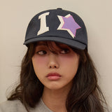 YK チェックアップリケボールキャップ