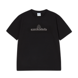 25SS ROUNDING SYMBOL LOGO SHORT SLEEVE T-SHIRT BLACK