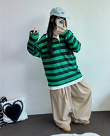 💚5000ソルド🥳❤‍🔥ナイロンバージョン🥳❤‍🔥 ツーピンタックバルーンコットンパンツ💚🖤🩶🤎5COLOR
