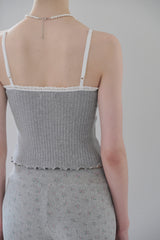 Cinamon Sleeveless - Pink Gray