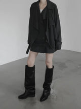 Arne Shawl Low Trench Coat