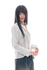 Leclair tie marine shirt