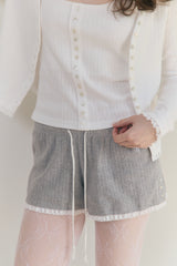 Sweet Dreams Button Cami Top (White)