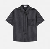 アルジェント シルク ST タイ ショートスリーブ シャツ