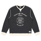  ROUX BASE UNIFORM BASEBALL PATCH CREWNECK (BLACK)