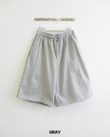 Curved Bermuda Sweatpants