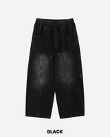 Block Panel Denim Pants