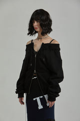 LEADER ZIP-UP -BLACK