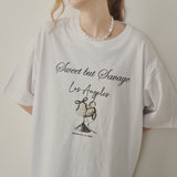 ジェラートグラフィックオーバーサイズTシャツ