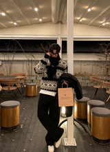 ファーストマイルドコーデュロイブラッシュドバンディングワイドパンツ