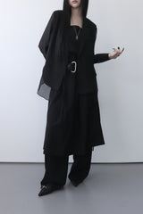 see-through strap jacket
