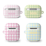 Gingham Check AirPods Case