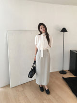 Current loose tie blouse 