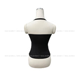 Aine Ribbed Button Holter Sleeveless (+With Cup)
