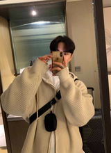 Cant Hachi Warm Knit Hooded Zip-Up