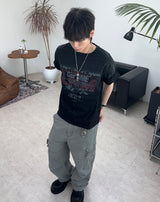 ハウウッド ヴィンテージ スプラッター ショートスリーブTシャツ