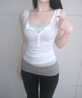 misty lace sleeveless (5colors)