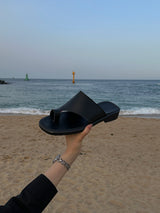 ASCLO Black Flip Slippers
