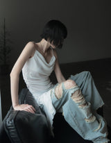 Bark Heavy Distressed Denim